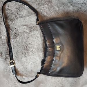 Etienne Aigner Black Leather Handbag